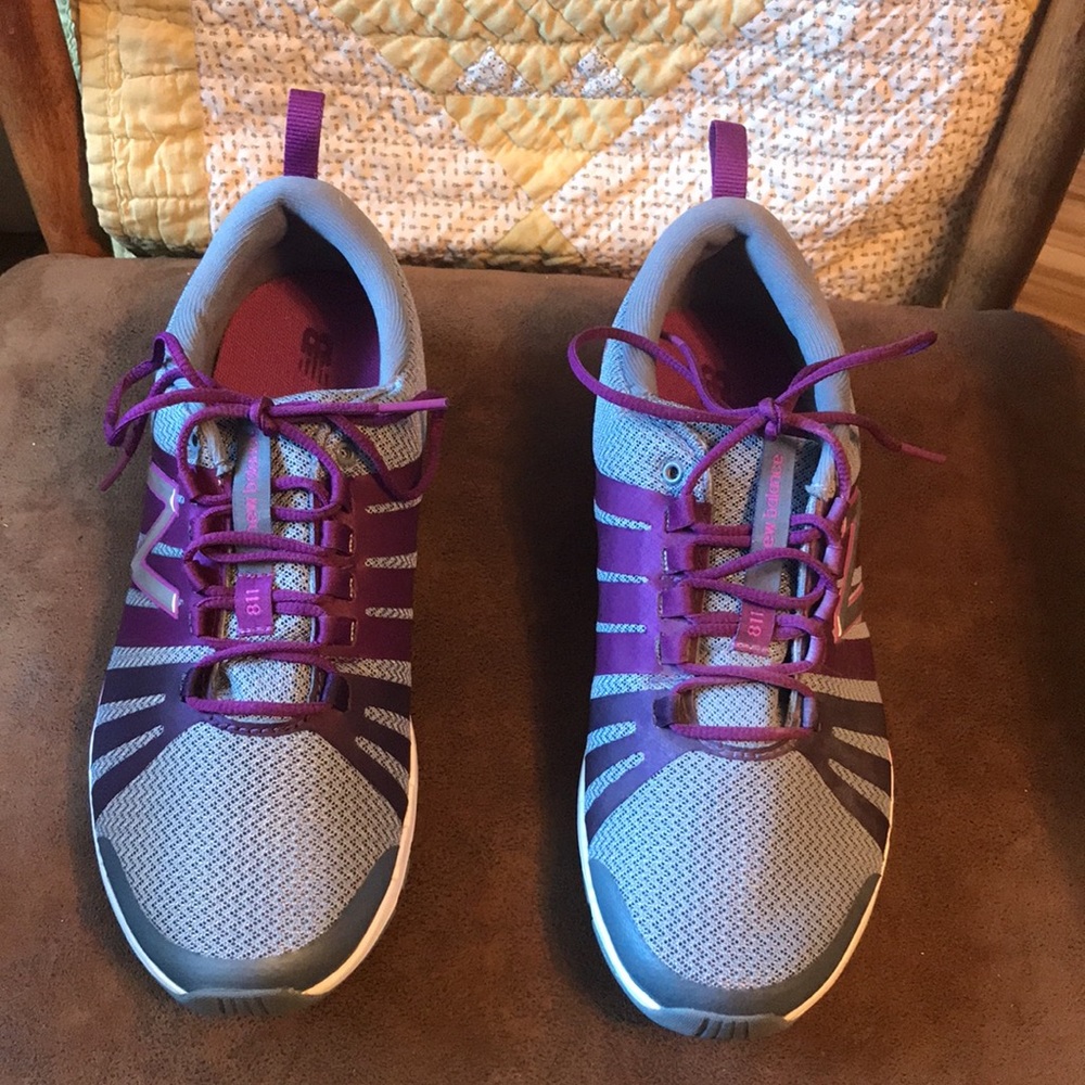New Balance Women's Purple and Gray Shoes